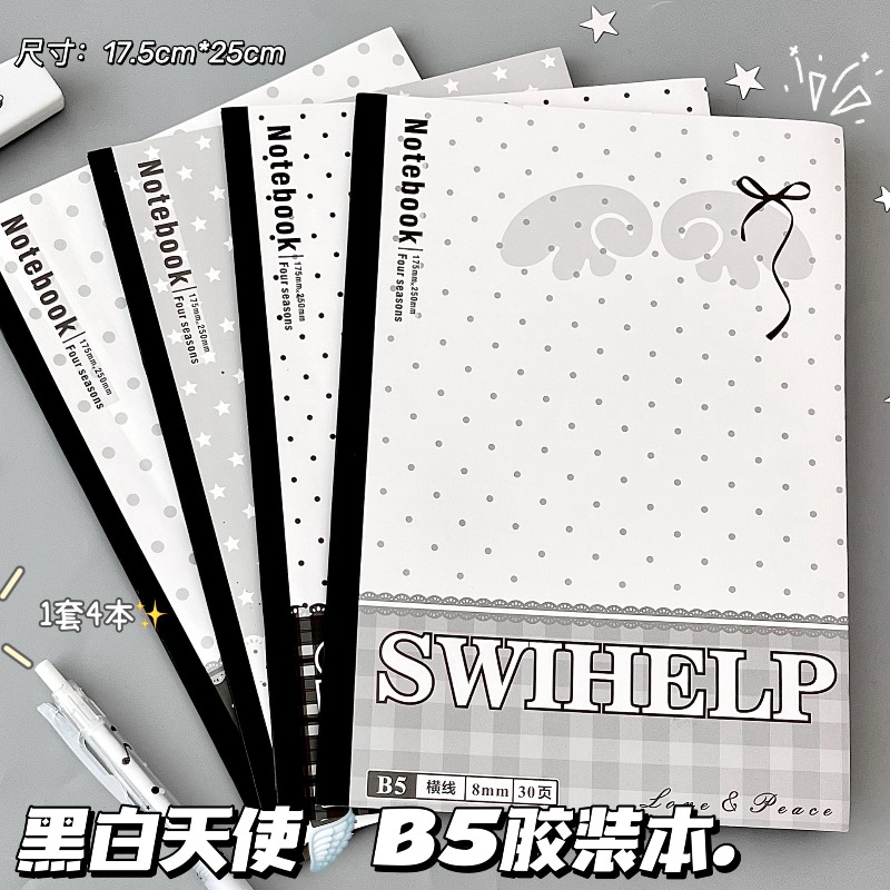 4 Packs of Black and White Ang - đánh giá và giá Blank Sheet Music Notebook