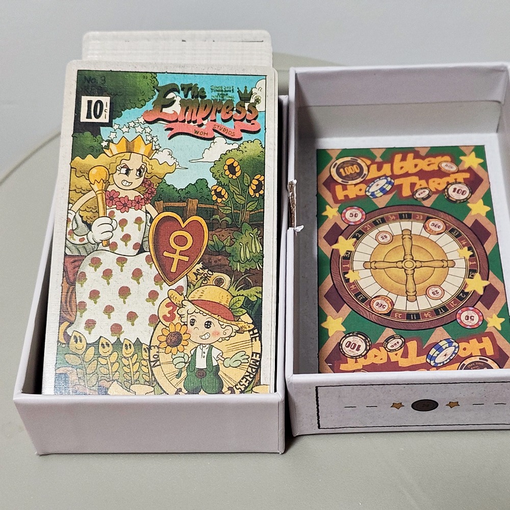 Vintage Rubber Hose Tarot Deck - đánh giá và giá Tarot Deck With Guidebook