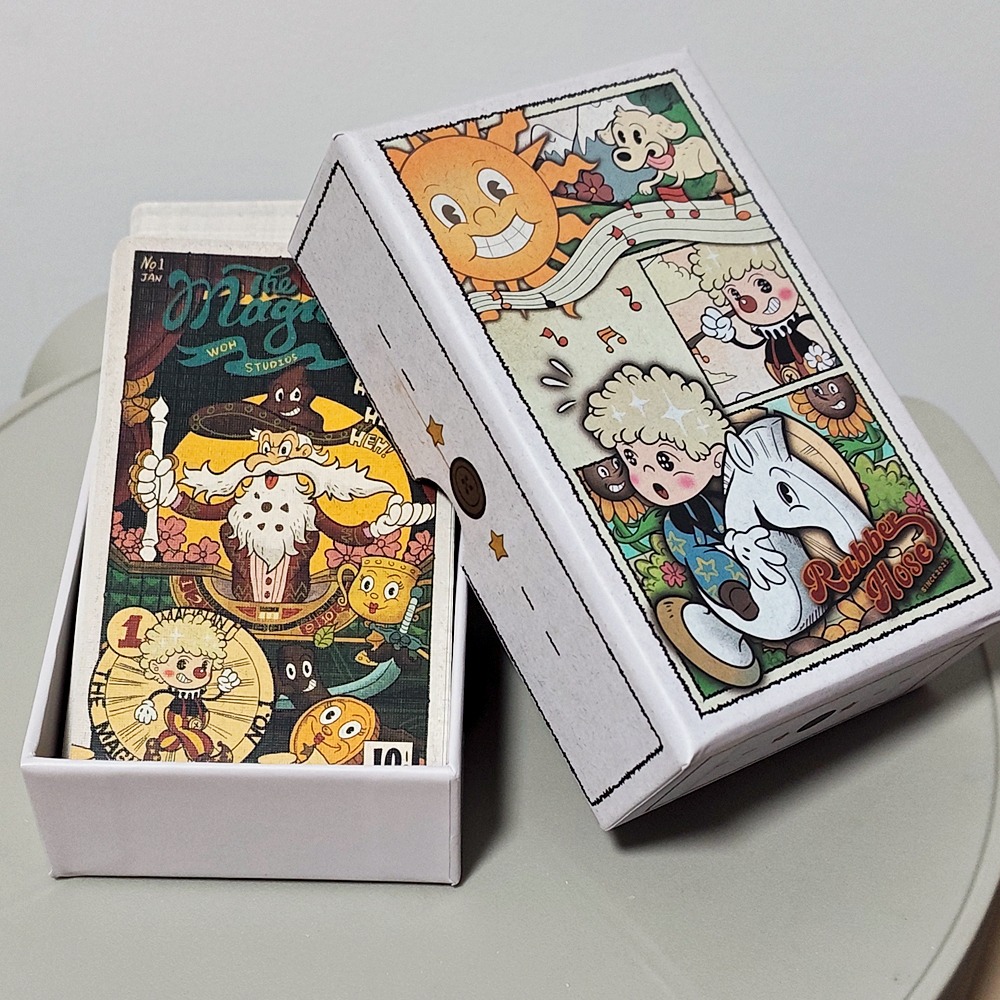 Vintage Rubber Hose Tarot Deck - đánh giá và giá Tarot Deck With Guidebook