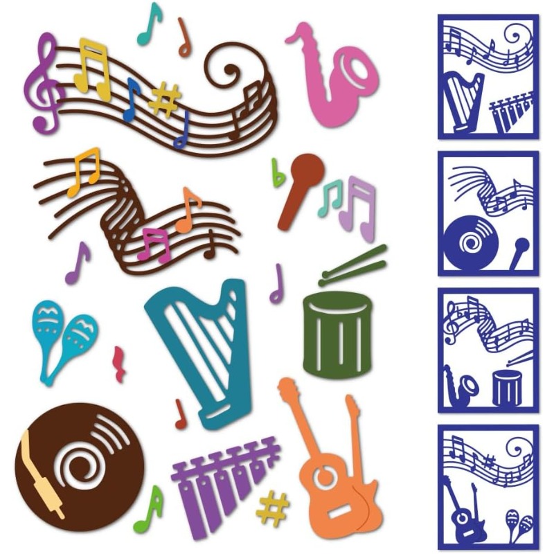 2pcs 27 Styles Musical Note Cu - đánh giá và giá Blank Sheet Music Notebook