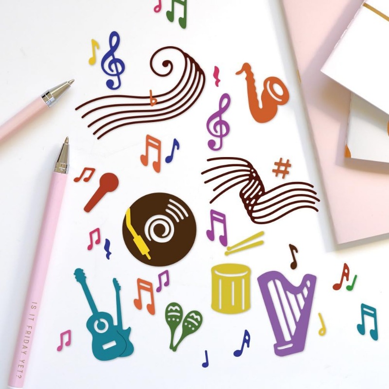 2pcs 27 Styles Musical Note Cu - đánh giá và giá Blank Sheet Music Notebook