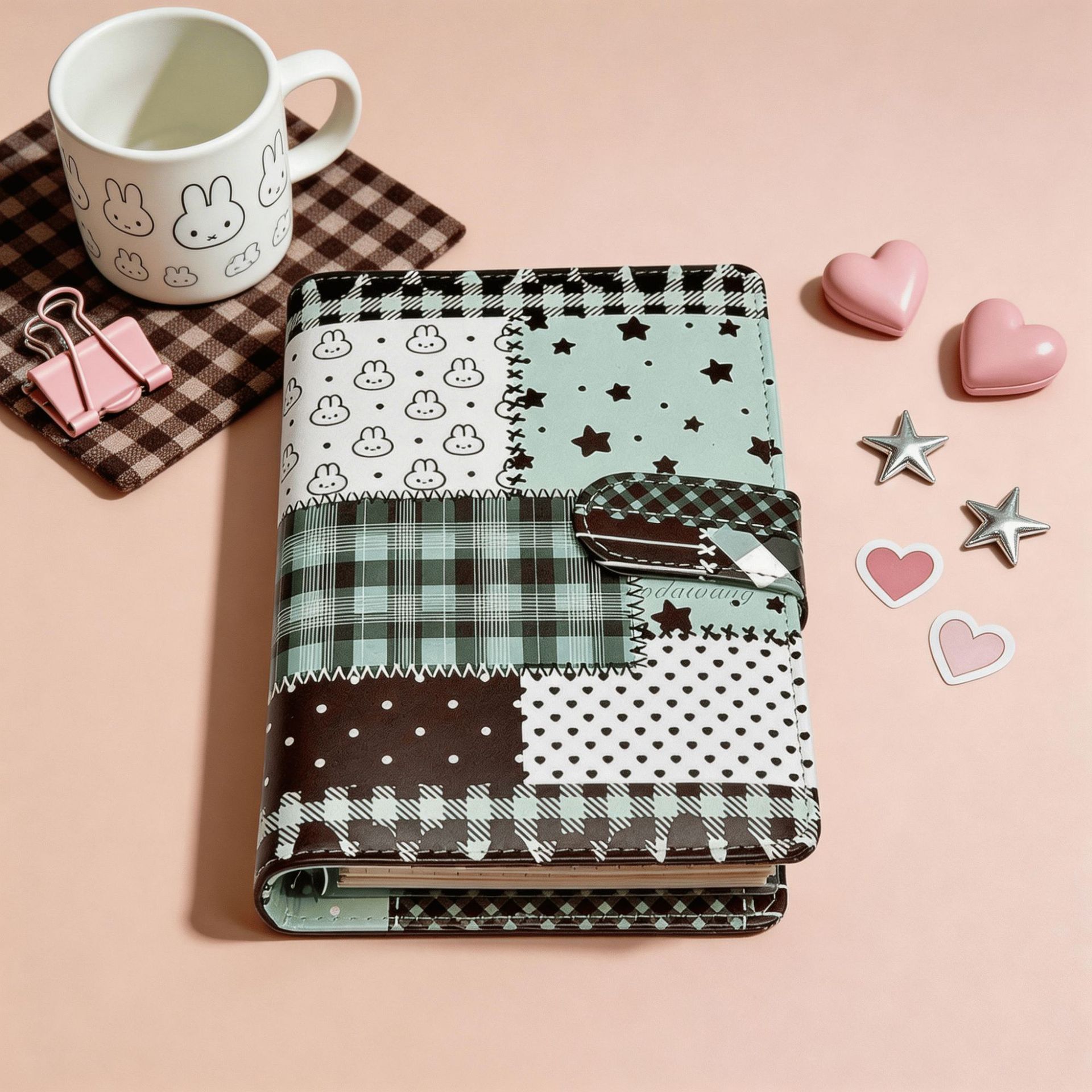 A6 Green Spliced Grid Notebook - đánh giá và giá Blank Sheet Music Notebook