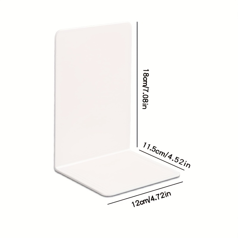 8pcs Clear Acrylic Bookends, L - đánh giá và giá Clear Acrylic Book Stand Holder