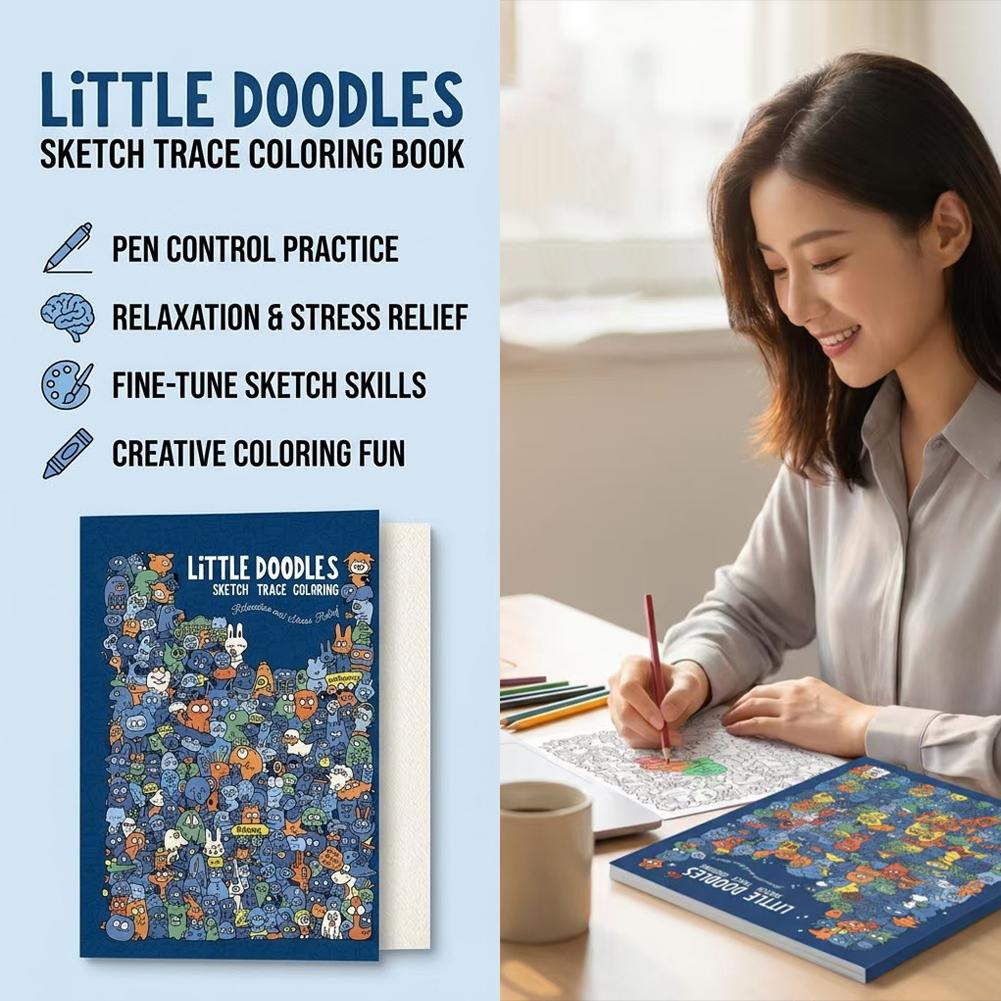 Sketch Trace Coloring Book Lit - đánh giá và giá Adult Coloring Book Stress Relief